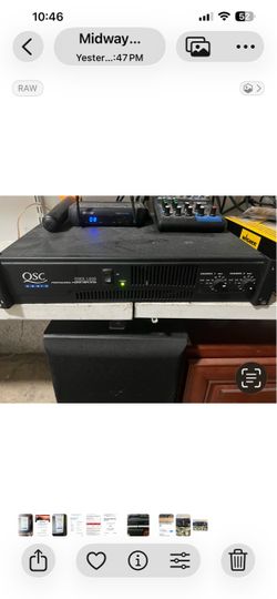 QSC Power Amplifier RMX 1450 $250