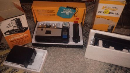 Vintage Kodak Camera Set 