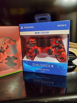 NEW PS4 Controller Red Camo