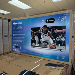 🚚 NEW TV SHIPMENT! Hisense 43” QLED 4K Smart TV