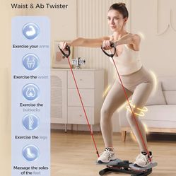 Waist Ab Twister Machine Exercise Fitness Tool, Board with Smart LED Digital Monitor, 300lbS Capacity & 20dB Ultra-Quiet, Anti-Slip Home Gym Workout