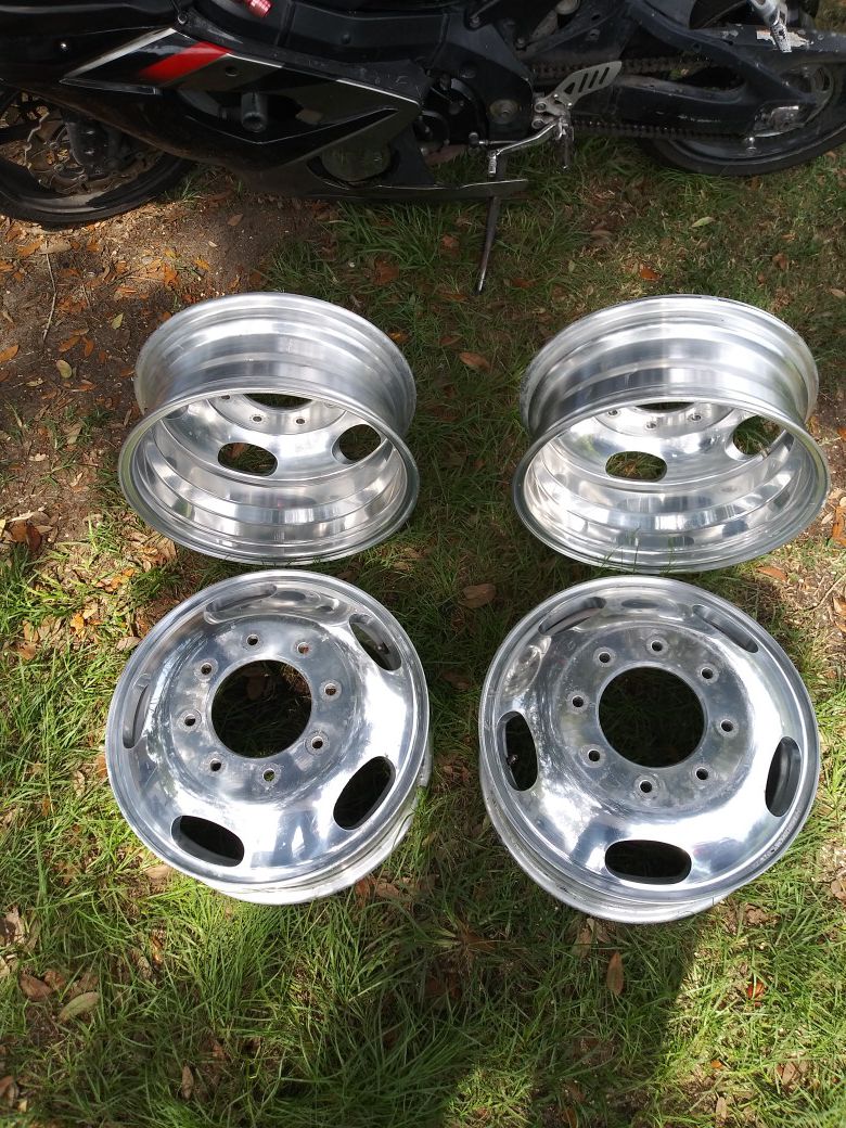 Stock ford dually rims