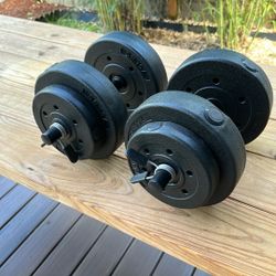 Dumbbells - Adjustable 
