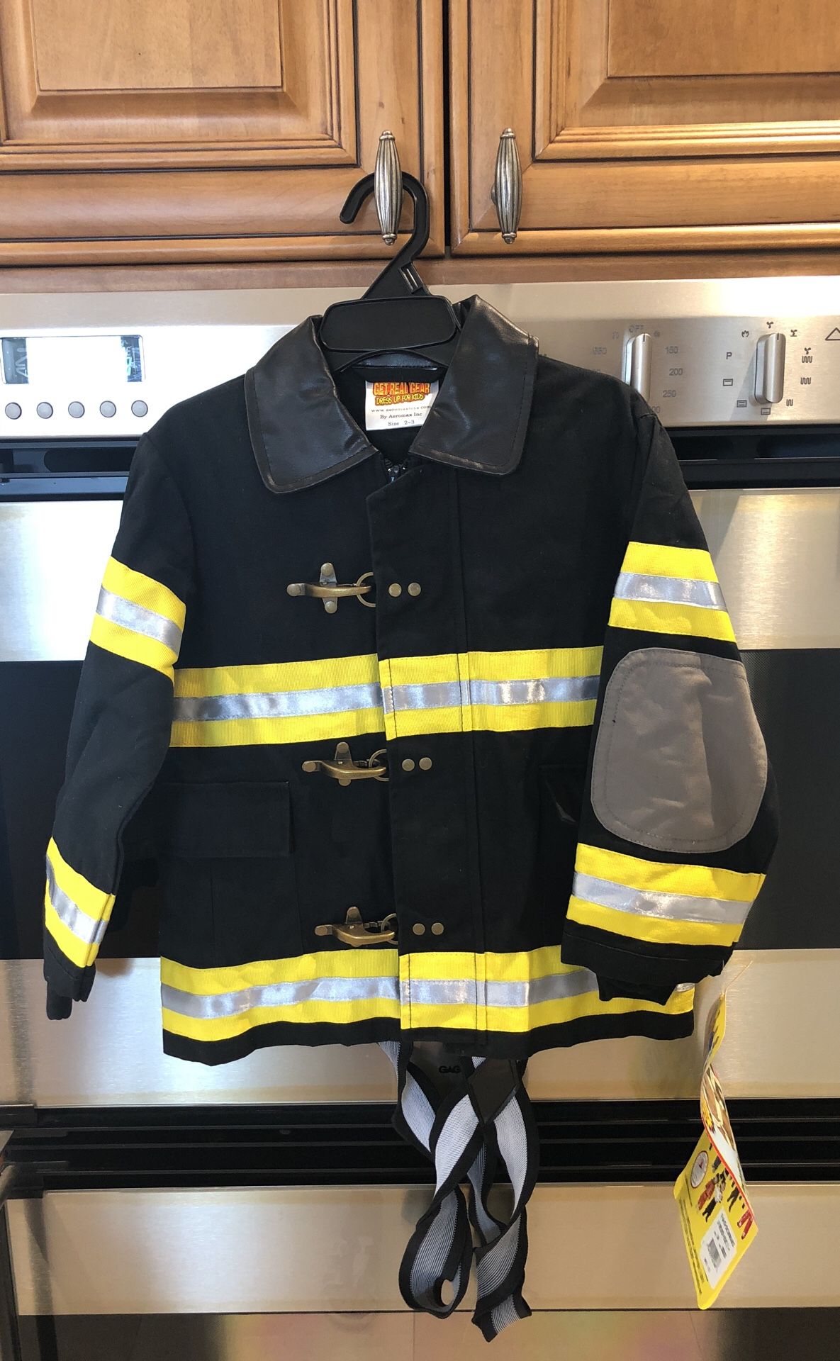 Jr. Fire Fighter costume size 2-3