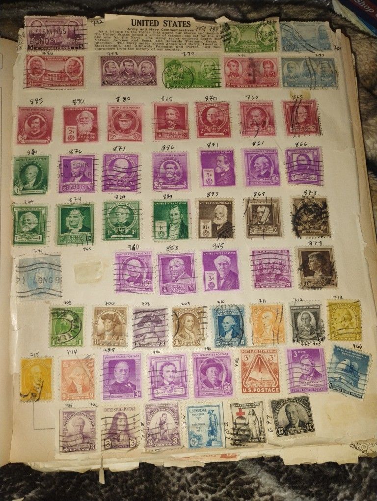 USA Postage Stamps Vintage