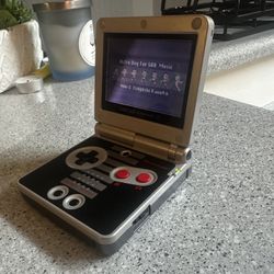Gameboy Advance SP Backlight & NES Special Edition W/games
