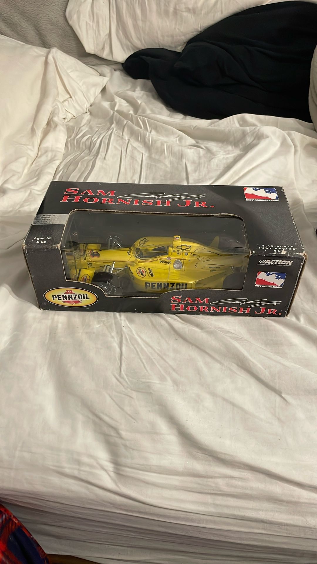 2003 Sam Hornish Jr. Dallara Indy Diecast Car 1 Of 2,000 1:18 Scale 4"H X 12"W X 5 1/2"D