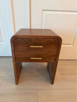 Wood Nightstand table