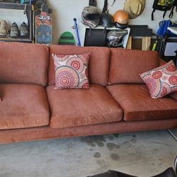 Red Designer Couch
