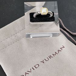 14k White Gold Plated Ring Size 7 