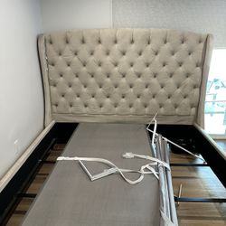 King Bed frame With Box Spring
