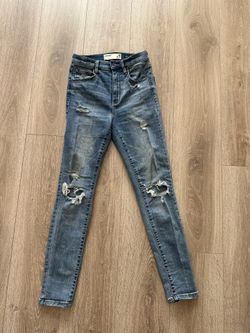 Garage Ultra High Rise Ripped Jeans