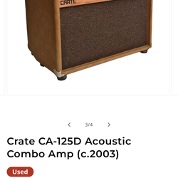 Crate acoustic 125 d
