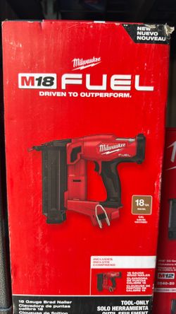 Milwaukee M18 FUEL 18-Gauge Brad Nailer Model: ⁠2746-20⁠