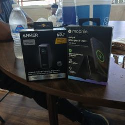 Anker Wall Charger And Mophine Portable Chager Package