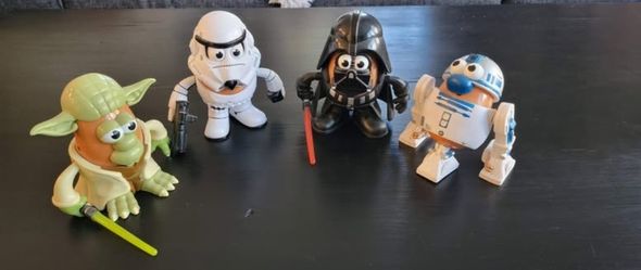 Set 4 Star Wars Potatoe Head