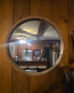 Rustic Round mirror