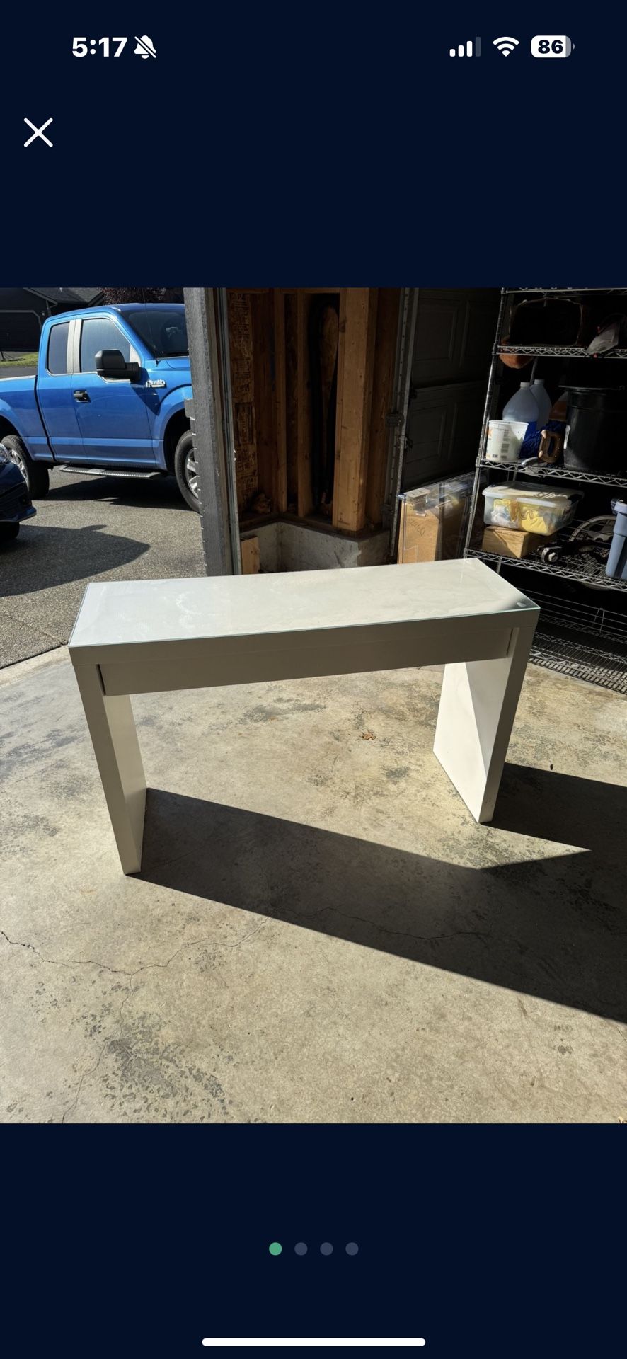 IKEA vanity desk