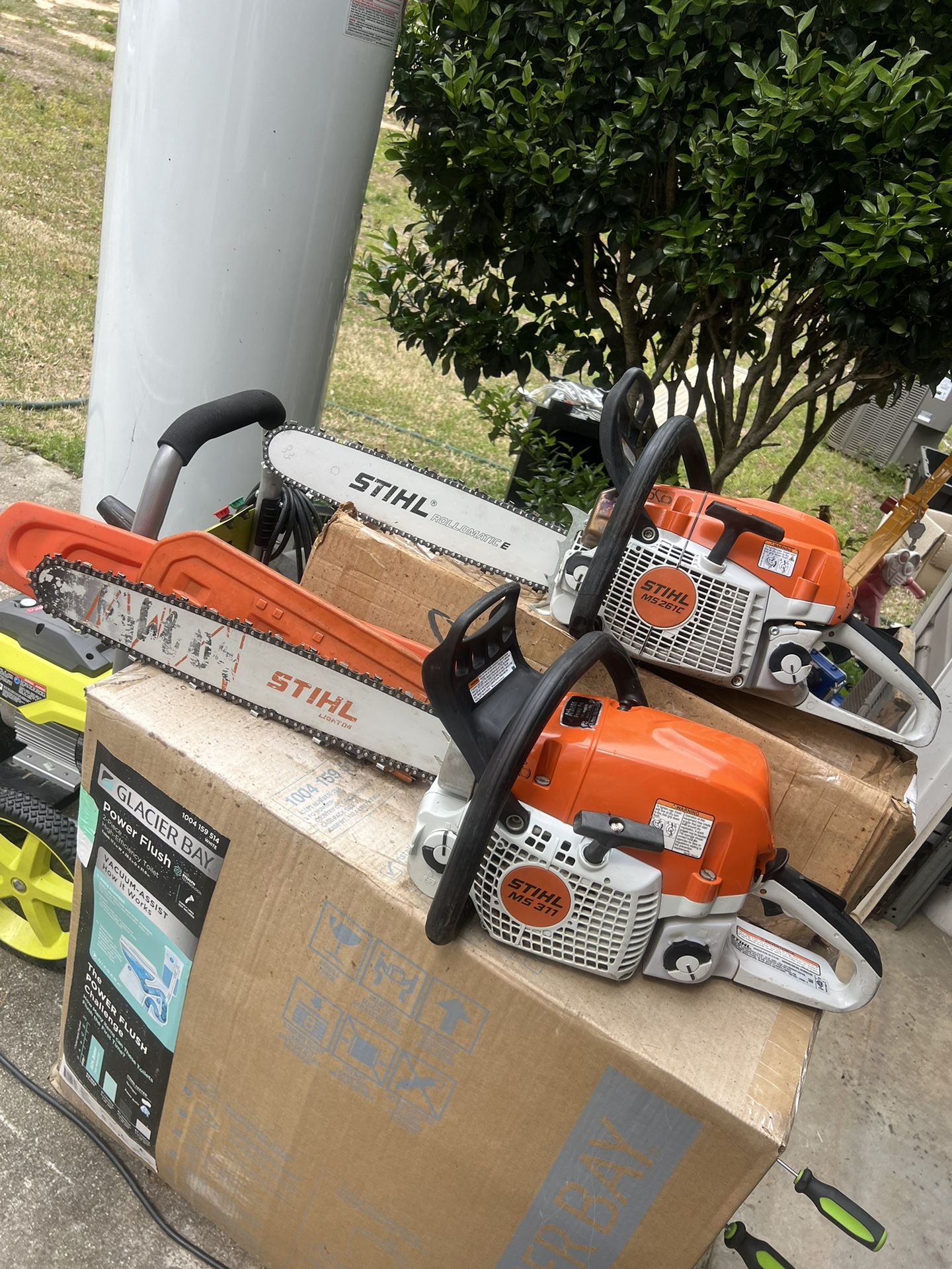 STIHL Gas Chainsaws 2022 Models MS 311 & MS 261C BOTH LIKE BRAND NEW $500 EACH