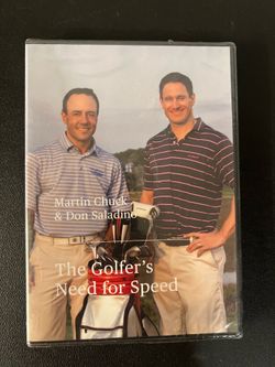 Martin Chuck & Don Saladino: The Golfer's Need for Speed (DVD, 2014) New Sealed