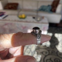 Thai Black Spinel Ring