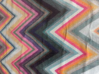 Multicolor Chevron Rug