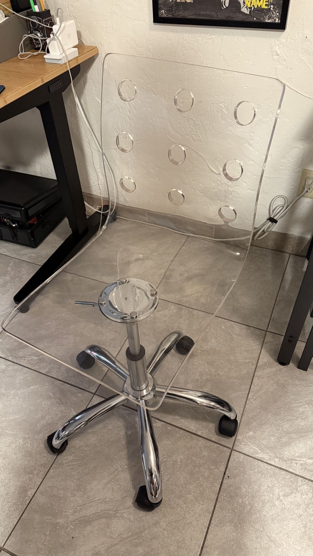 Modern Acrylic Office Chair
