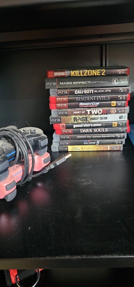 Ps3 Games 5$ Each, 2 Controllers 5$ Each