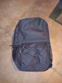 Simple Black Back Pack