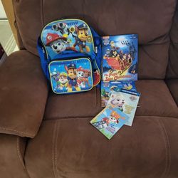 Paw Patrol  Plush Toys, Dvd, Books, Bookbag