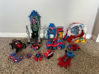 Random SpiderMan toys