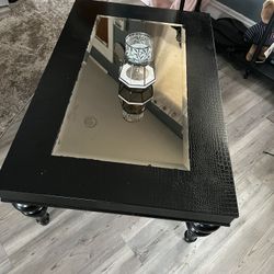 Mirrored Cocktail Table