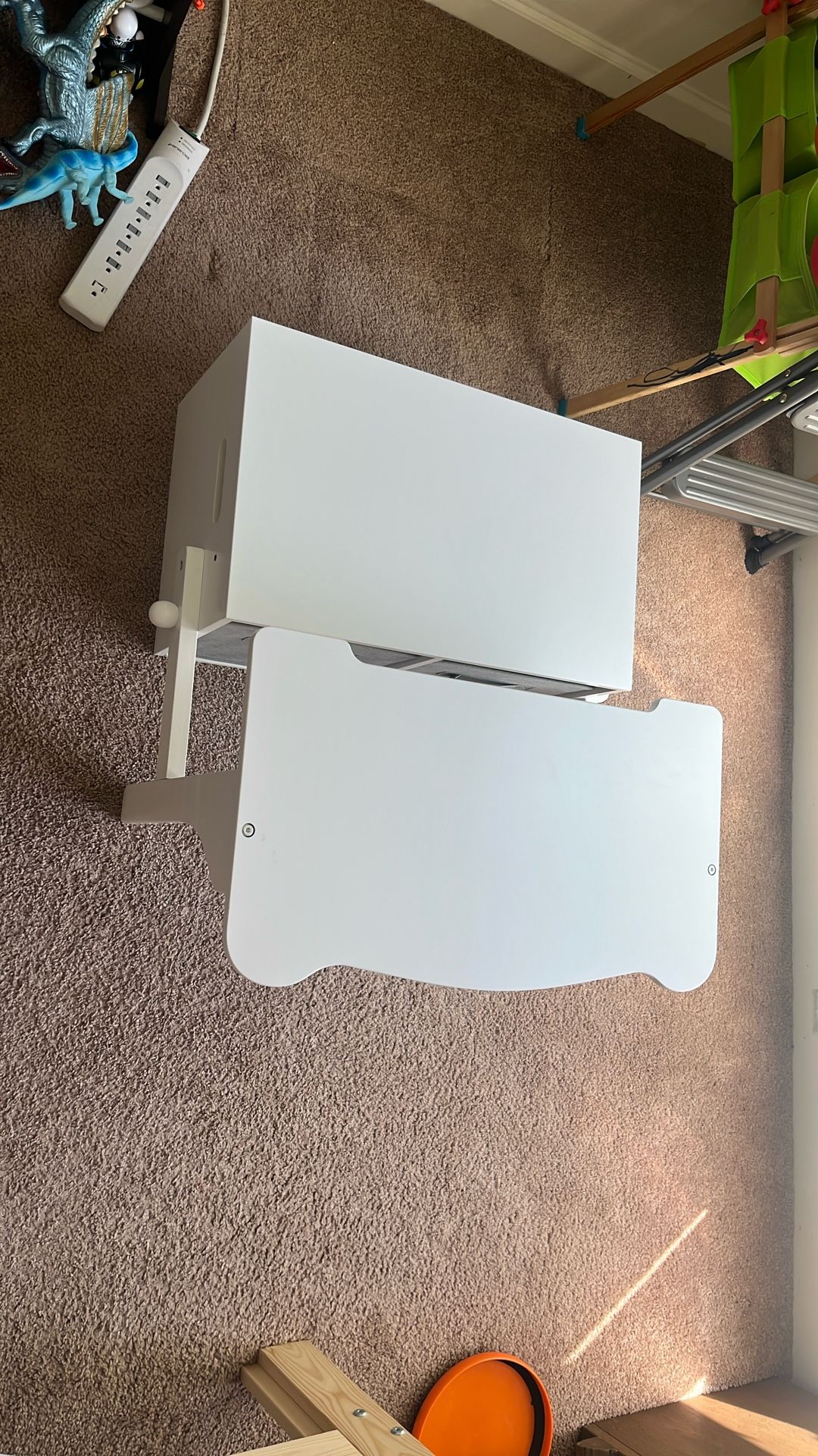 White Toddler Table Seat