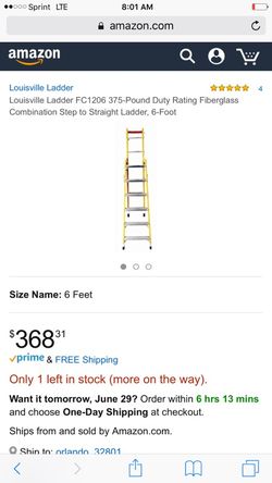 Louisville combination step ladder FC1206
