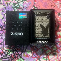 Zippo High Polish Chrome Playboy Windproof Lighter Zo28545