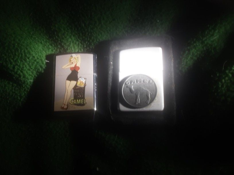 2 1990s Zippo Lighters Unused