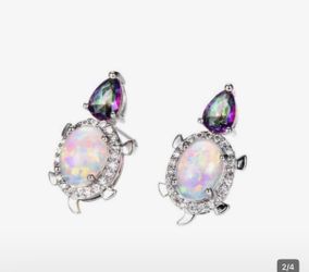 Women’s mystic Topaz Earrings