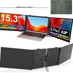 Brand New Unopened   Laptop Screen Extender, Ultra-Thin 15.3" FHD 1200P 16:10 Portable Monitor for Laptop, Lightweight Travel Monitor Extender Plug & 