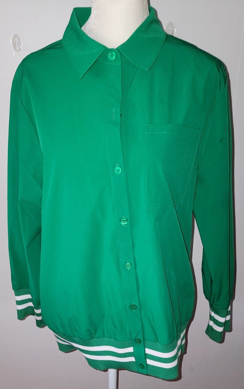 Woman's Bomber jacket Blouse