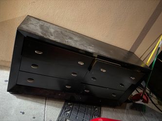 Black dresser