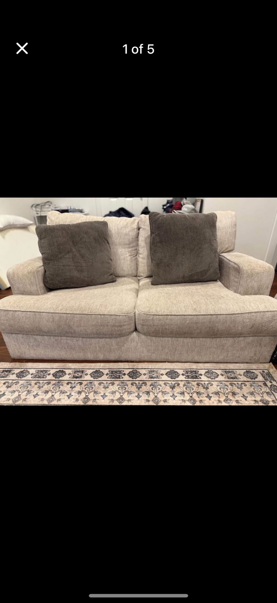 Ashley furniture Couch Set (love seat & Couch)