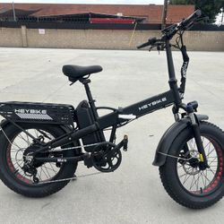 Heybike Mars 2.0 Foldable Electric Bicycle 750w Motor 28MPH Max Speed 45 Miles Range 