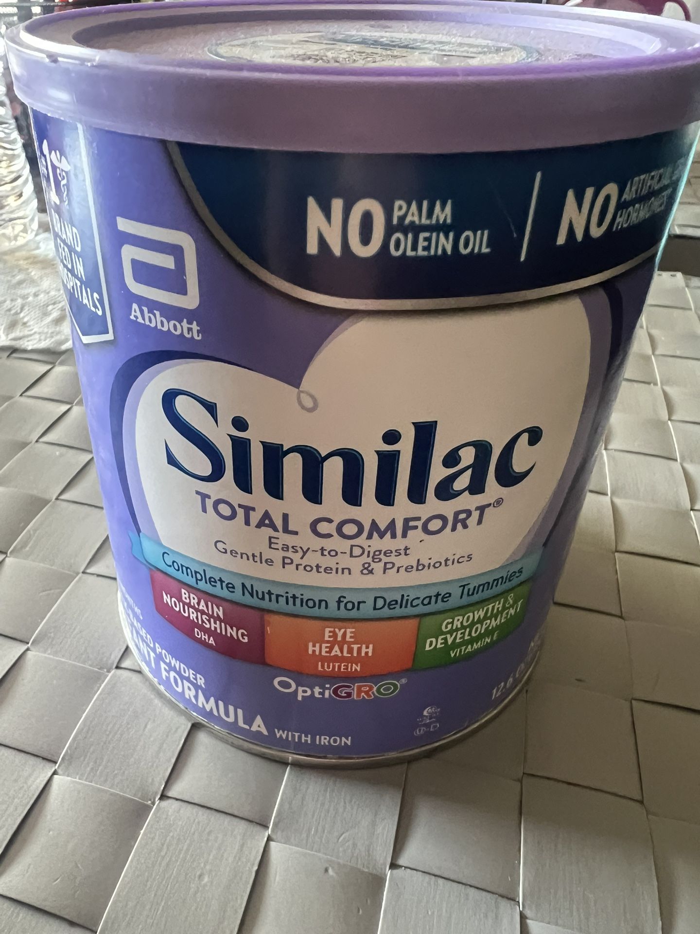 Similac Total comfort  2 Can MIN. Purchase $20