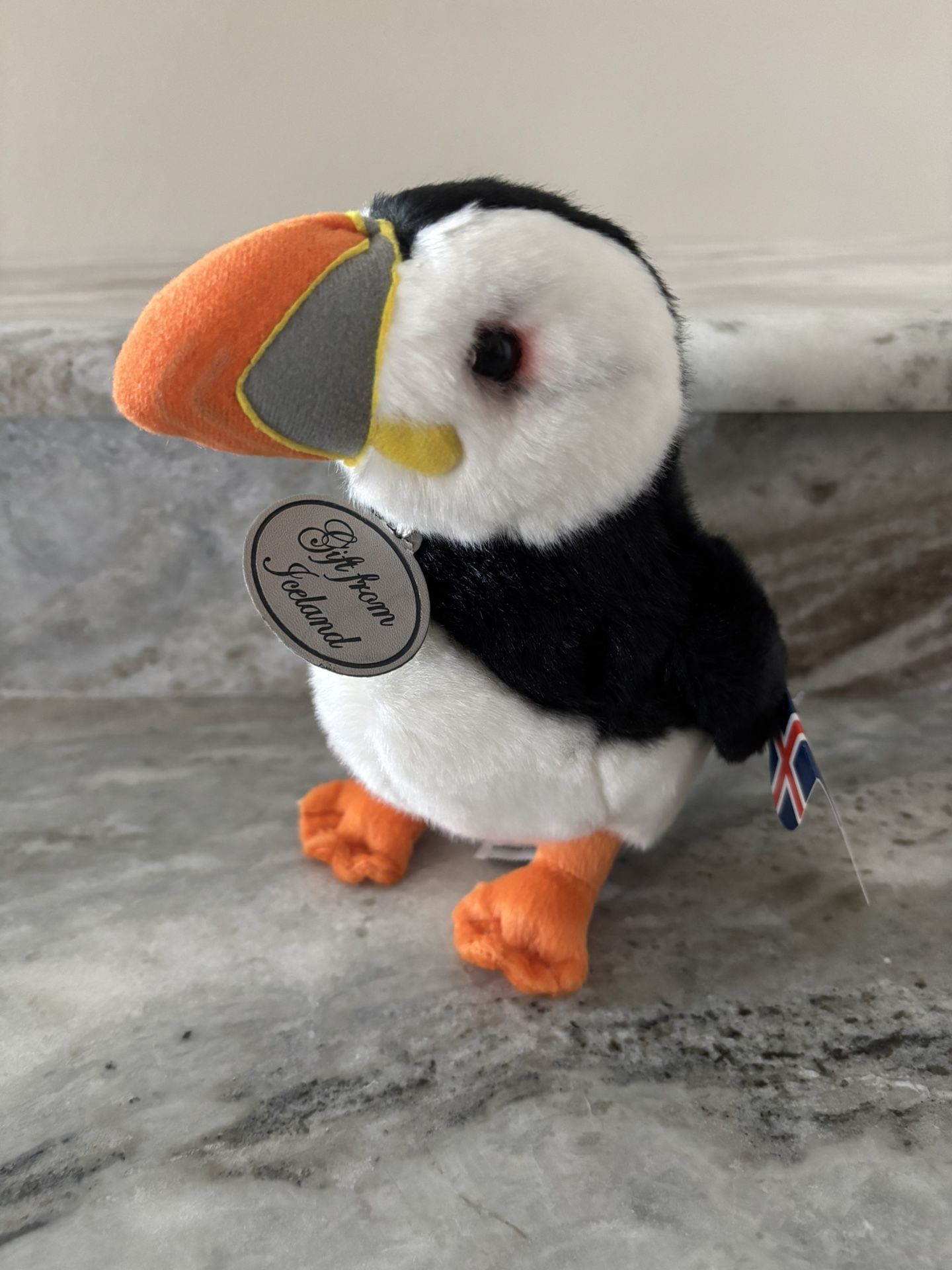Icelandic Puffin Bird Plush Stuffed Animal Gift From Iceland