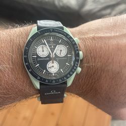 SwatchOmega Mission to Earth watch