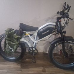 Tifgalop Mountain Electric Bicycle 1500W 26" Fat Tire Dirt E-Bike 52v/23ah 37MPH