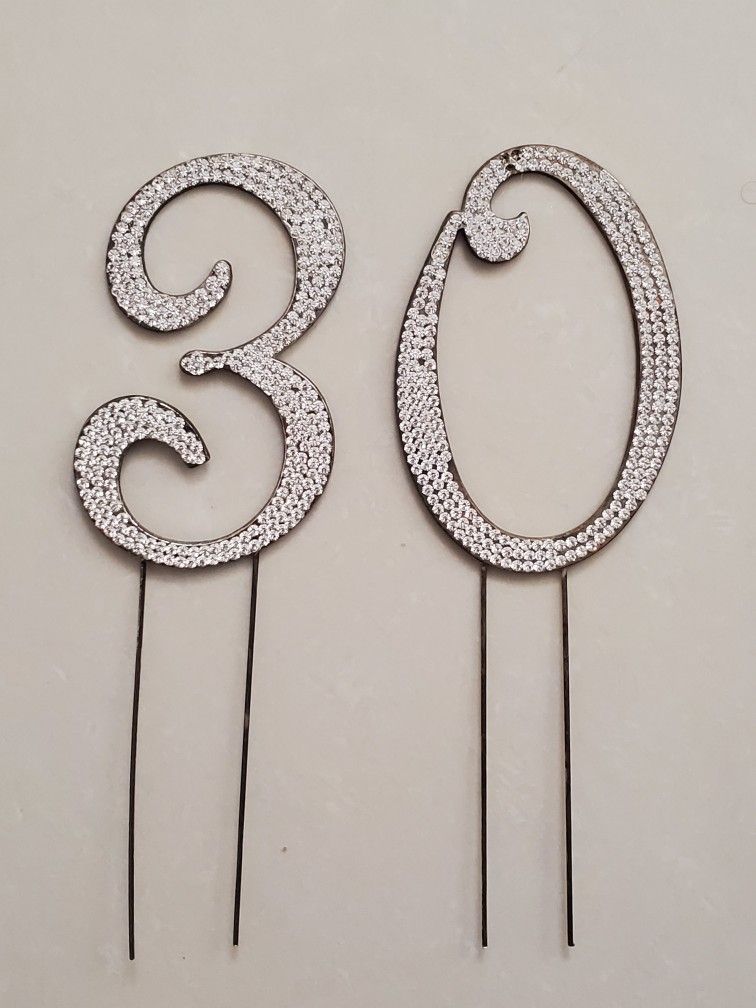 "30" Cake Topper