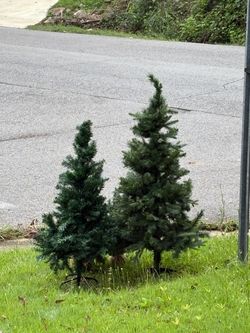Artificial pine trees