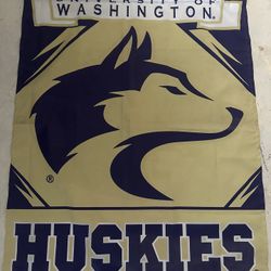 NEW University of Washington UW Garden Outdoor Flag