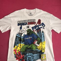 awful lot of cough syrup dodgers print